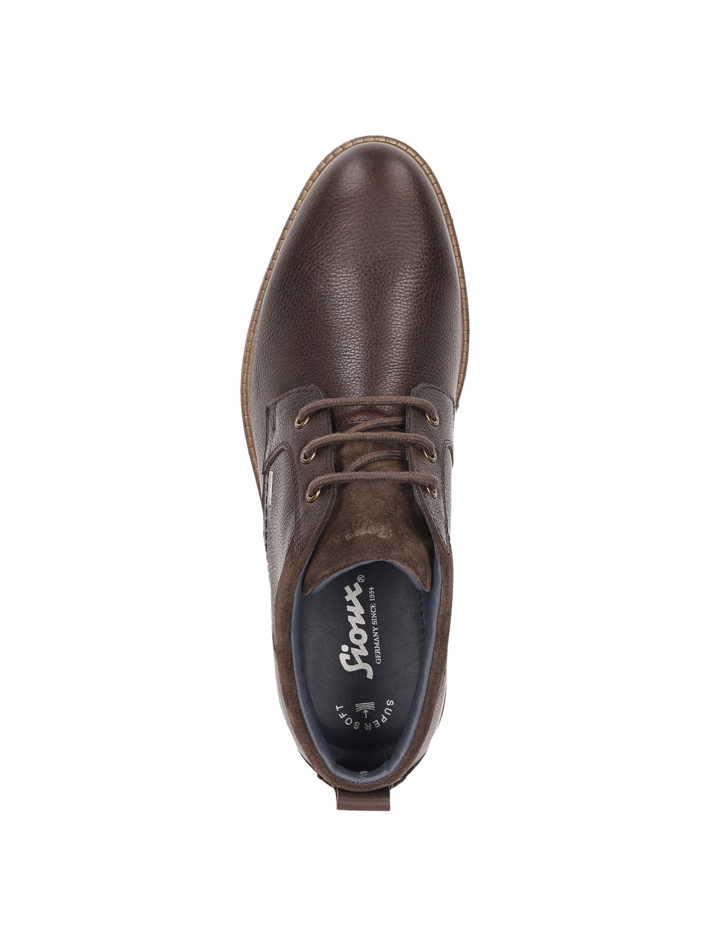 Bottines à lacets ' Rostolo-706-TEX ' SIOUX en marron