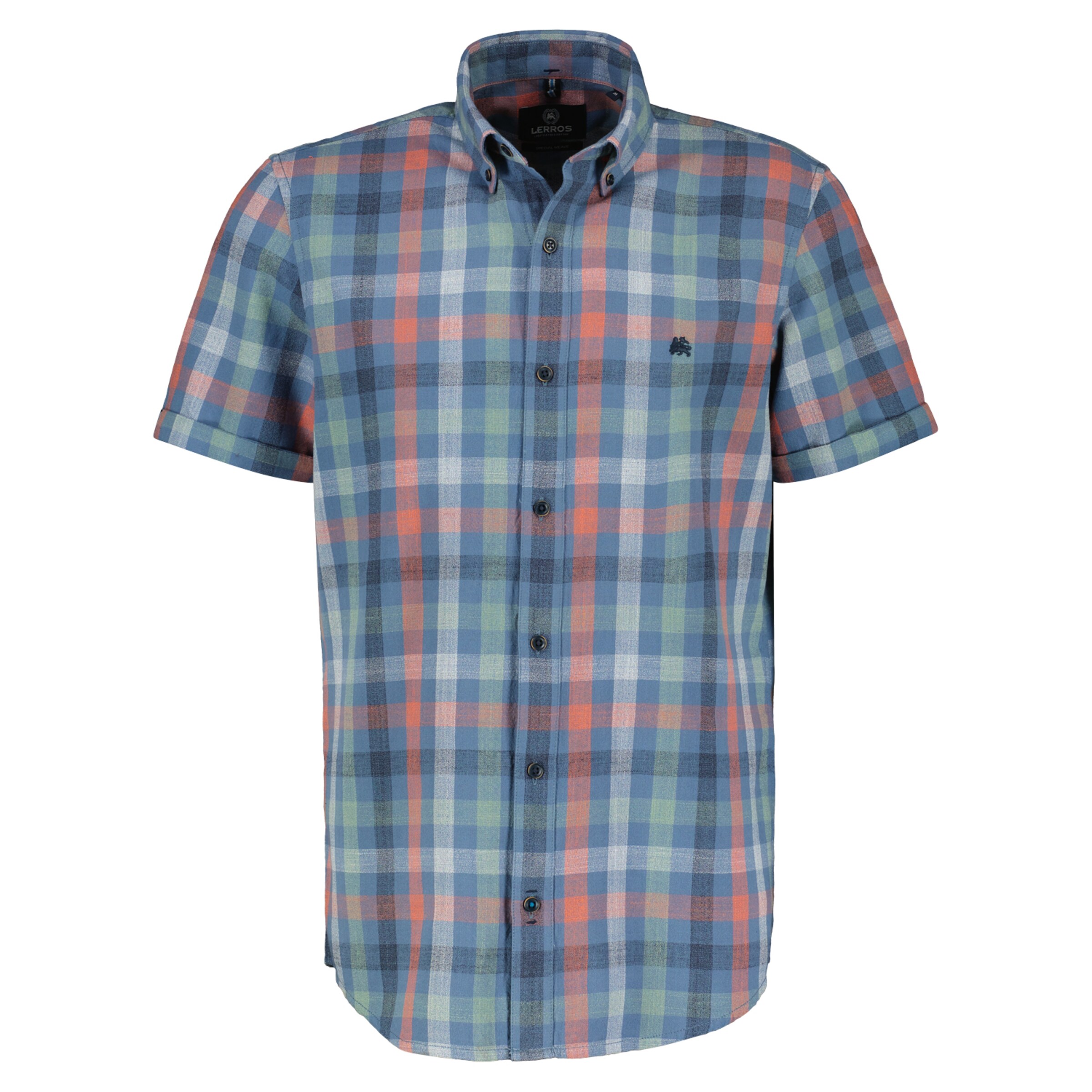 LERROS Regular Fit Hemd in Blau: Vorderseite