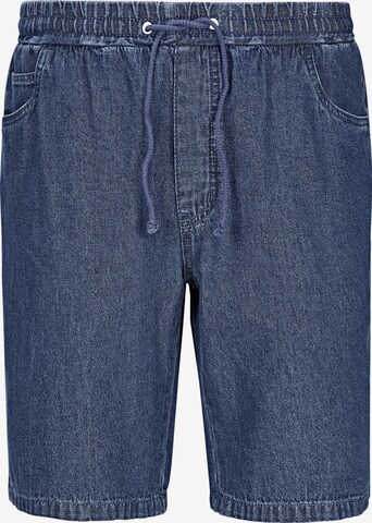 Loosefit Pantalon Jan Vanderstorm en bleu : devant