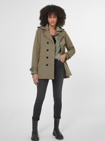 Manteau mi-saison MADELEINE en vert