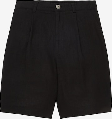 TOM TAILOR DENIM Regular Pleat-Front Pants in Black: front