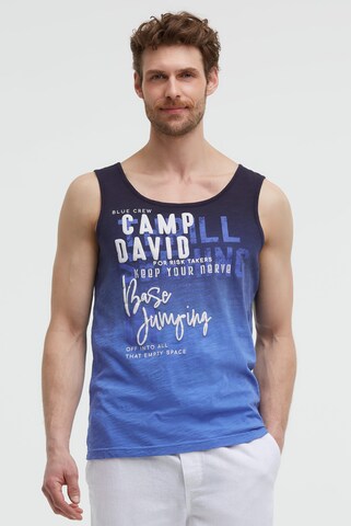 CAMP DAVID Shirt in Blue: front