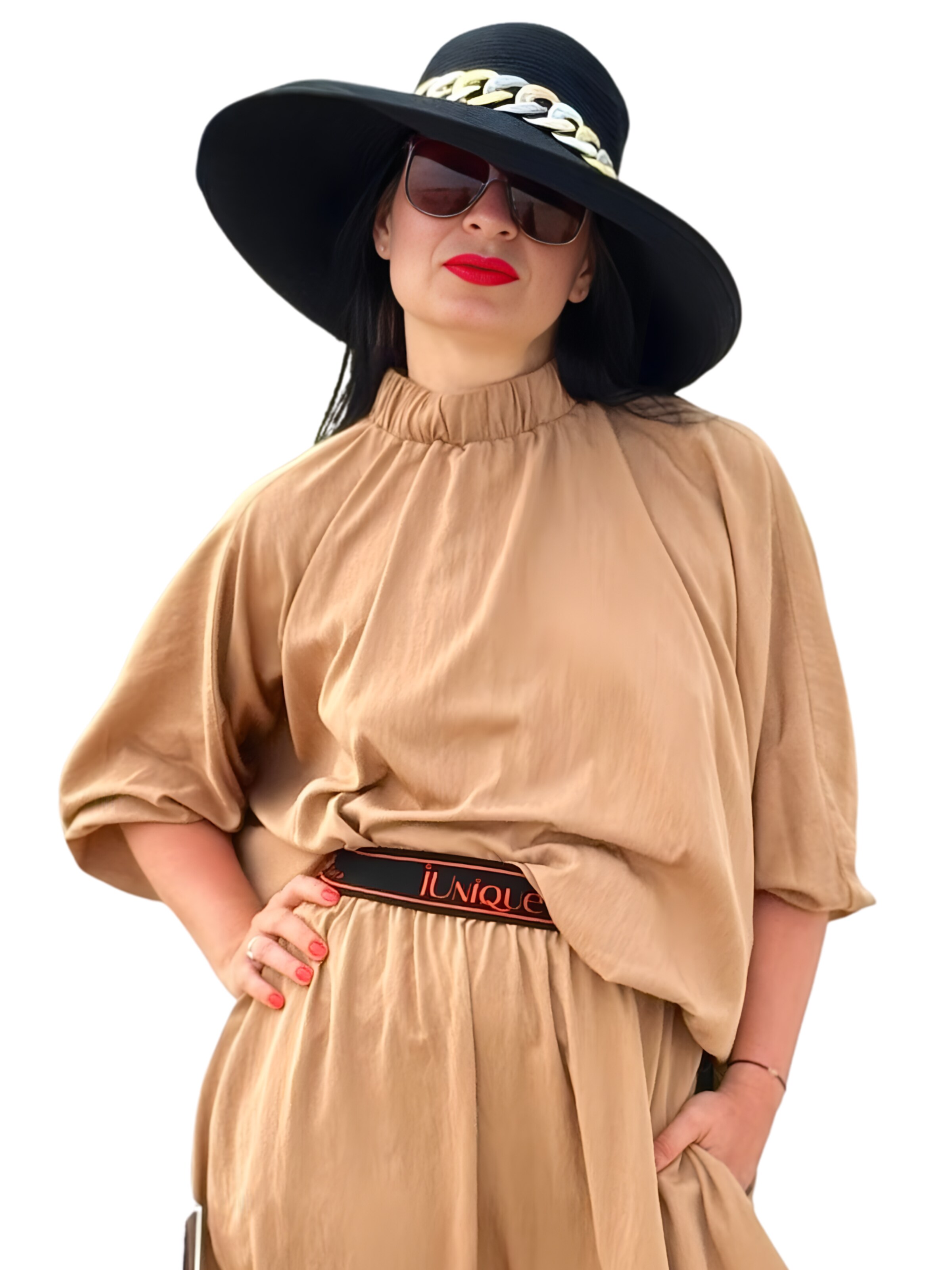 IUnique Bluse‌‌‌‌‌‌‌‌‌‌ in Braun: Vorderseite