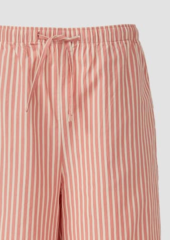 QS Wide leg Broek in Oranje
