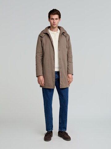 Scalpers Between-season jacket in Brown: front