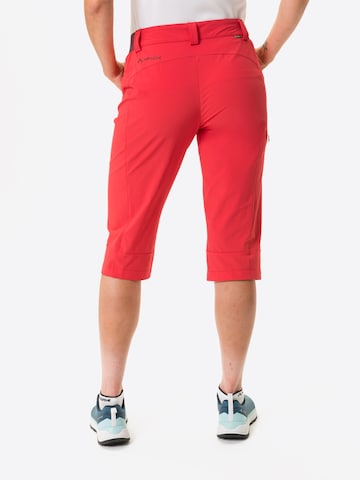 VAUDE Regular Outdoor Pants 'Farley III' in Red