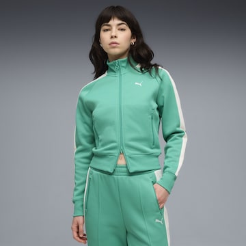 Veste de survêtement 'T7 Always On' PUMA en vert : devant