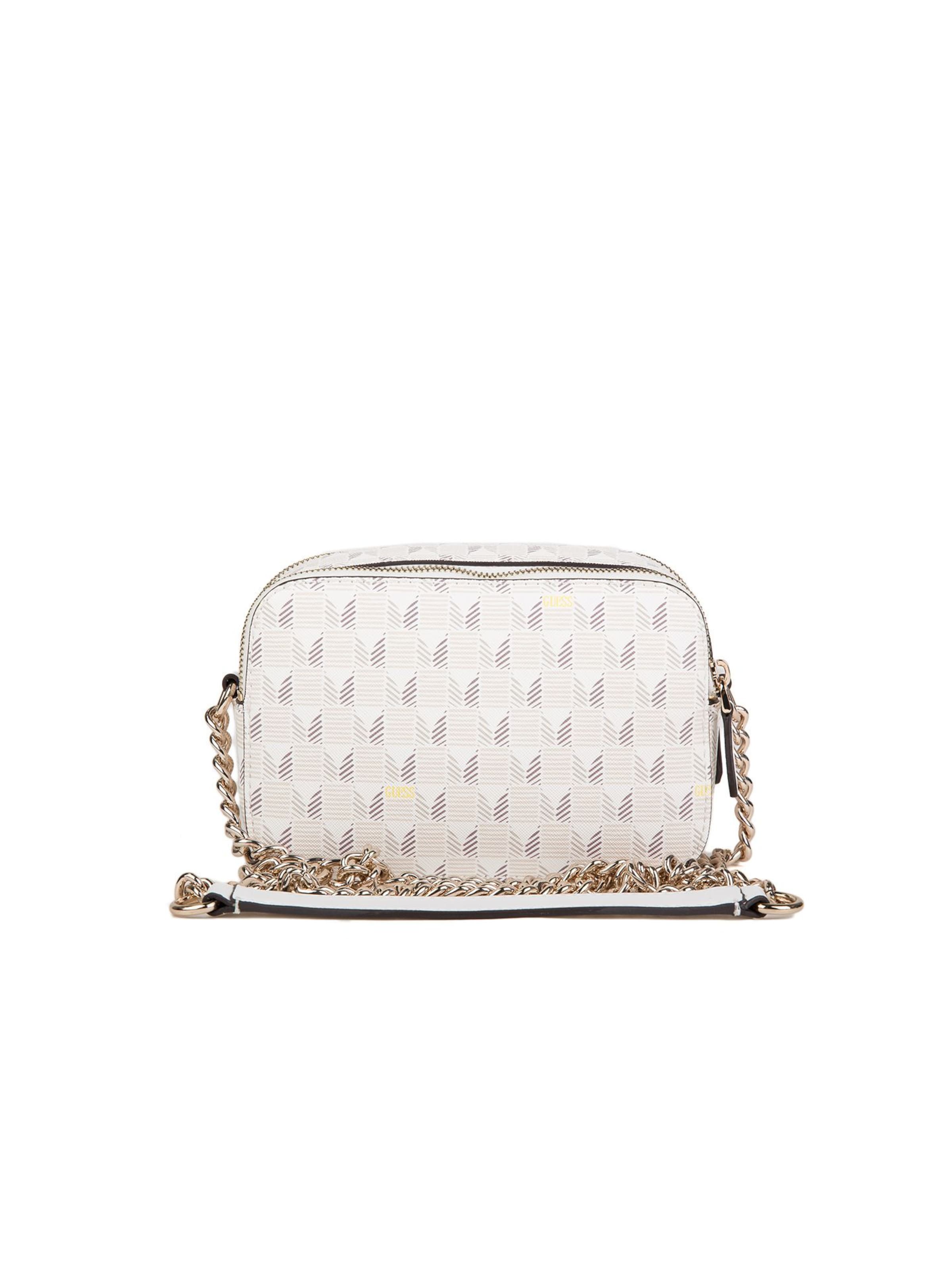 GUESS Schoudertas 'Vikky Crossbody Bag Guess' in Beige