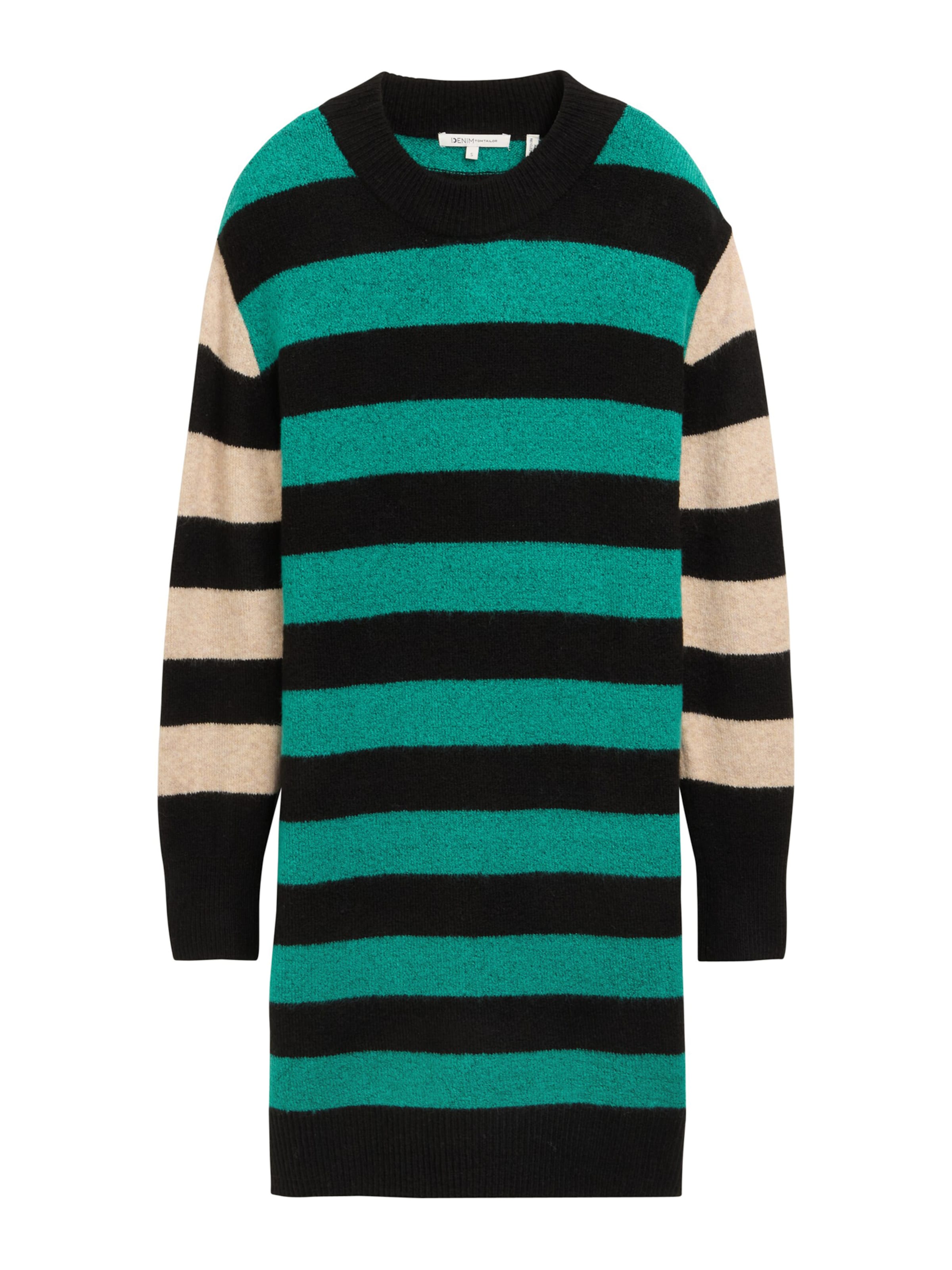 TOM TAILOR DENIM Kleid in Grün: Vorderseite