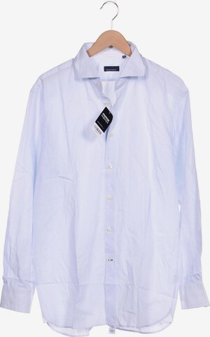 Eduard Dressler Button Up Shirt in XXL in Blue: front