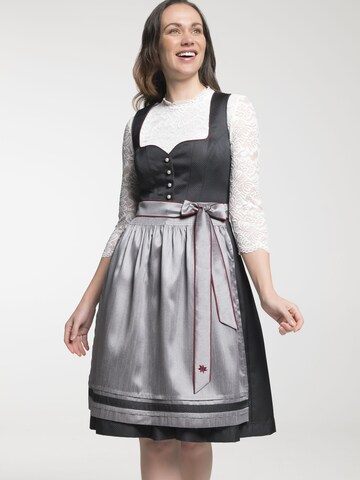 SPIETH & WENSKY Dirndl 'FC Bayern Bitz' in Grey: front