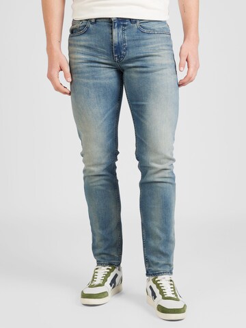 BOSS Slimfit Jeans 'Delaware' in Blauw: voorkant