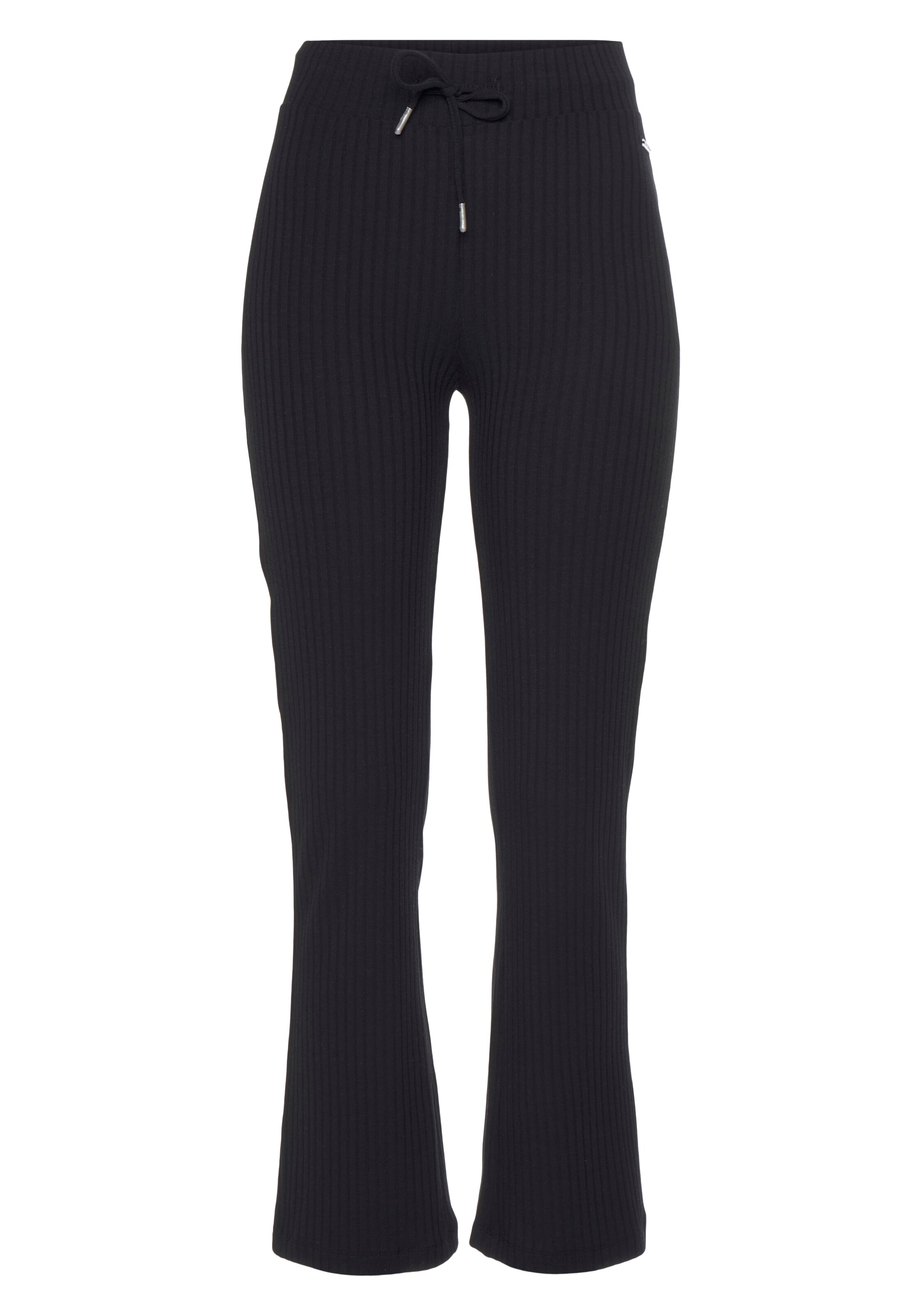 VIVANCE Bootcut Hose in Schwarz