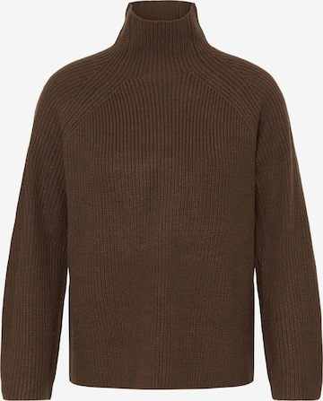 Oxmo Pullover 'BMMNELLY' in Braun: Vorderseite