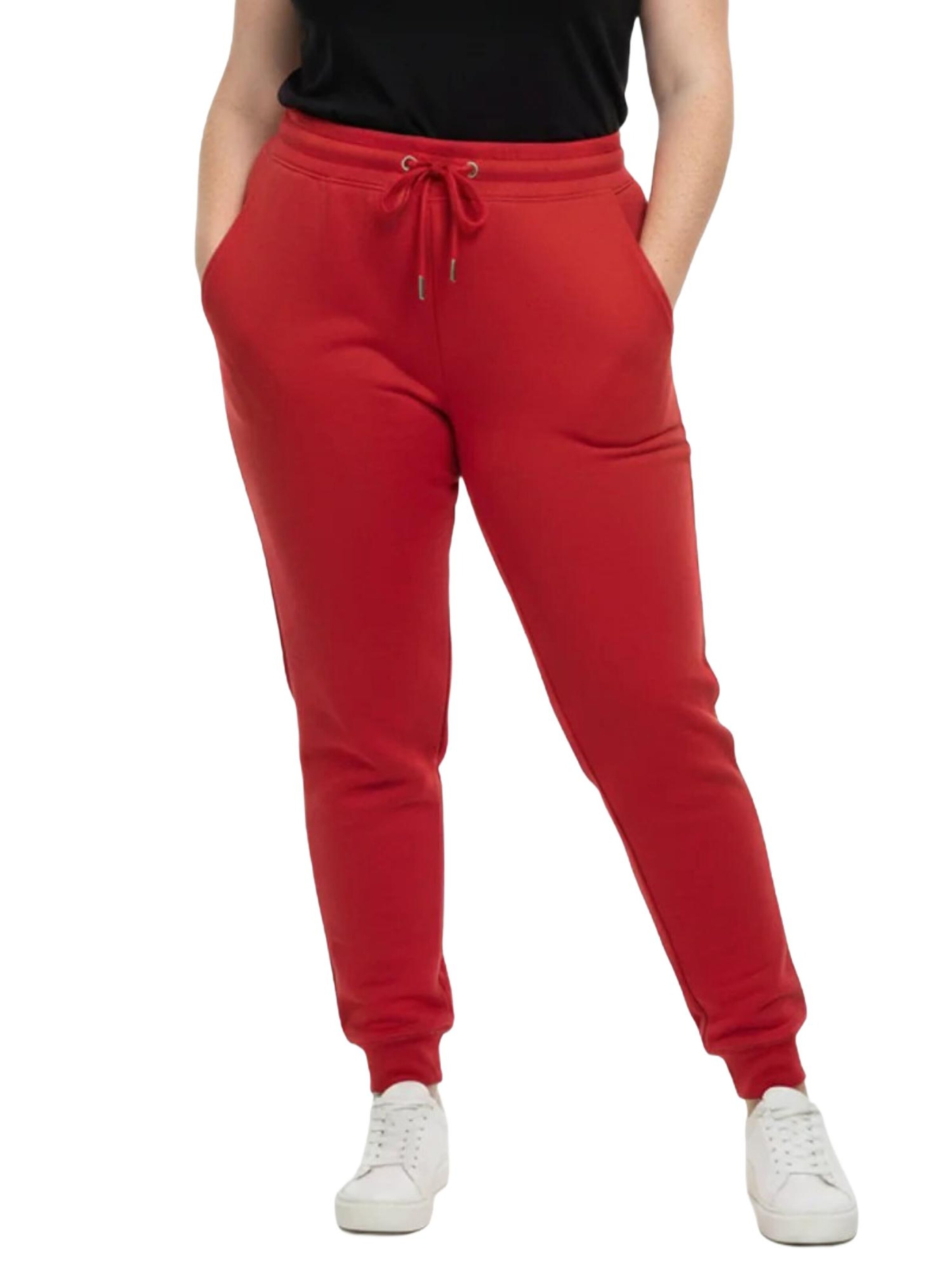 Shape Of You Tapered Hose in Rot: Vorderseite