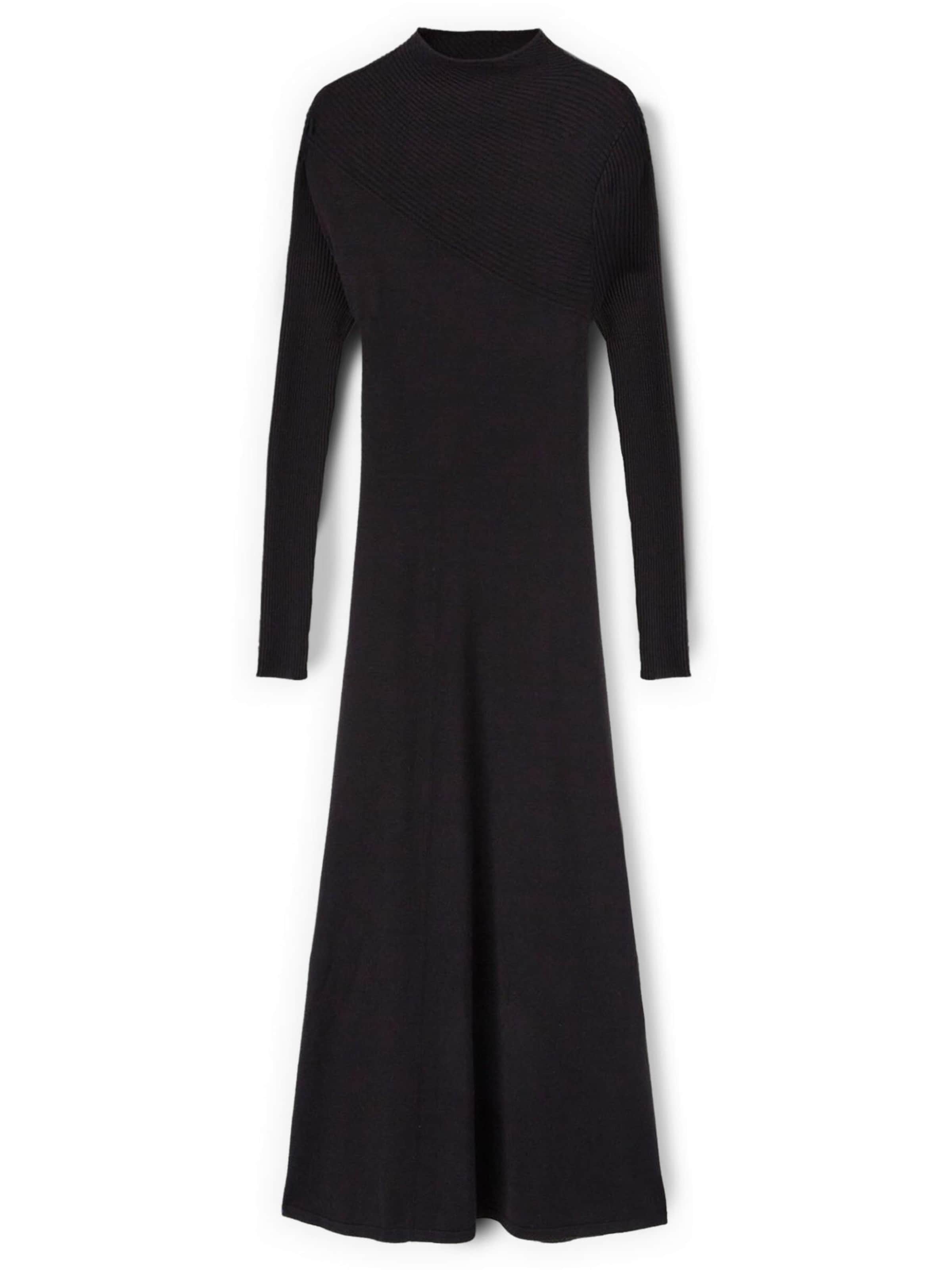 Robe MOTIVI en noir : devant