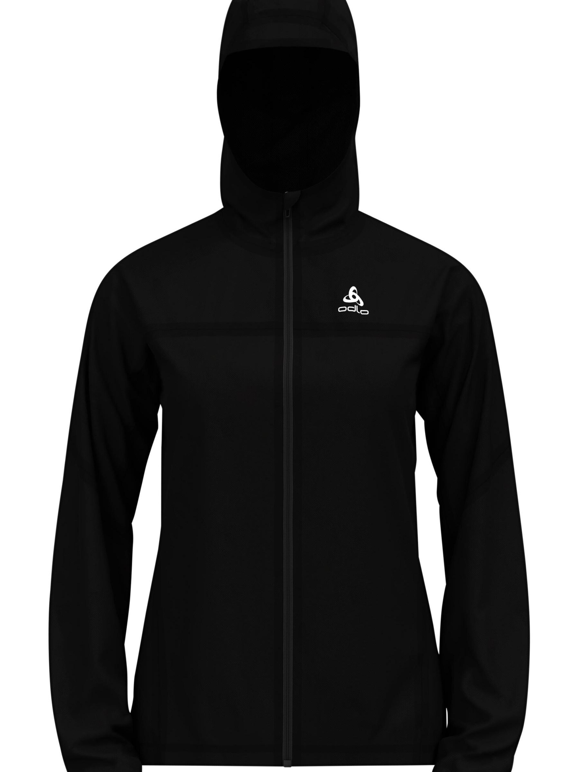Veste de sport 'X-ALP WATERPROOF' ODLO en noir : devant