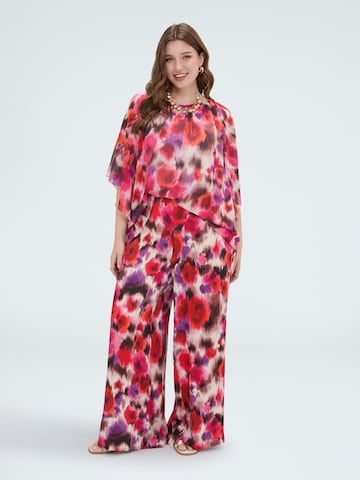 Wide leg Pantaloni di Fiorella Rubino in rosa