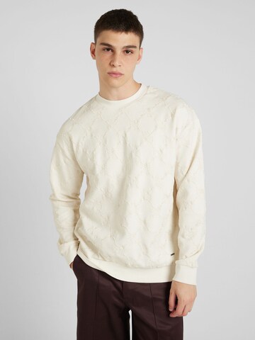Sweat-shirt 'Cortez' JOOP! en beige : devant