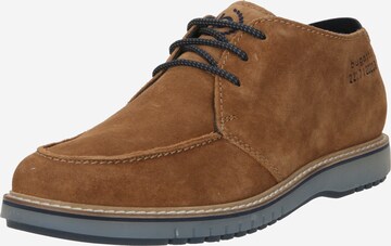 bugatti - Zapatos con cordón 'Makori' en marrón: frente