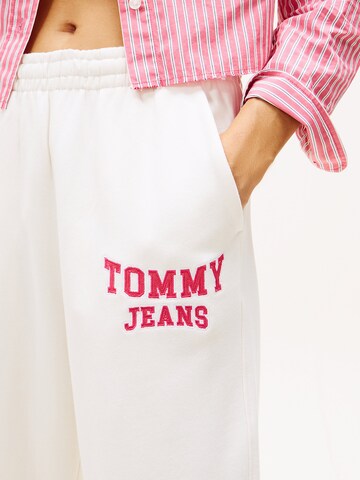 Tommy Jeans Loosefit Hose in Weiß
