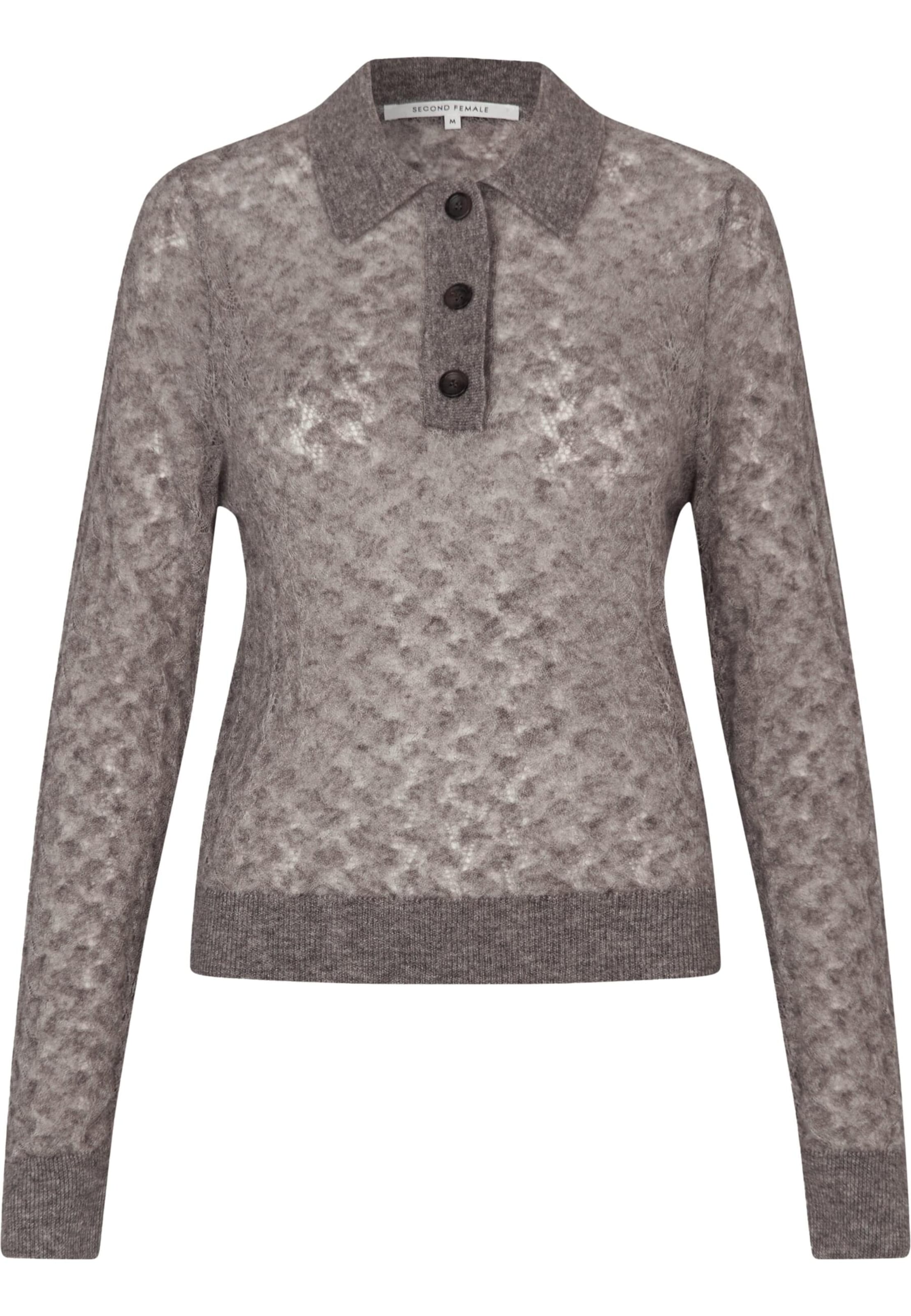 SECOND FEMALE Sweater 'Vespa' in Brown: front