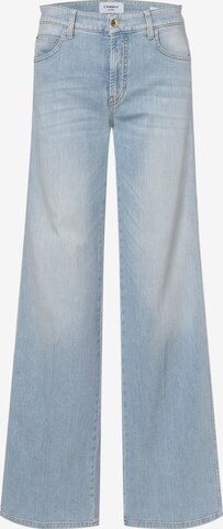 Cambio Wide leg Jeans in Blauw: voorkant