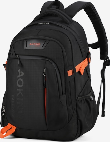 Aoking Backpack in Black: front