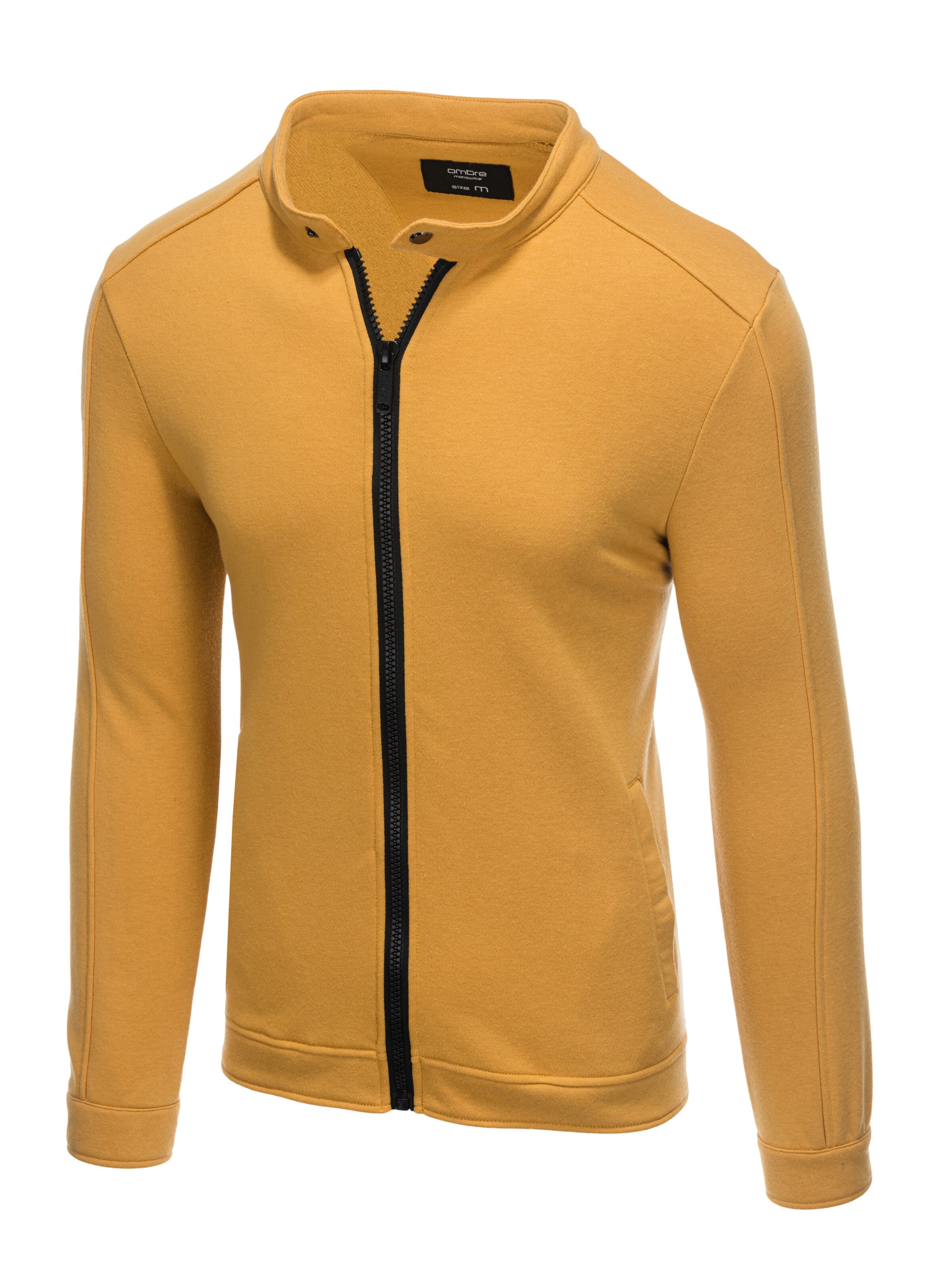 Ombre Sweatjacke 'B1071' in Gelb