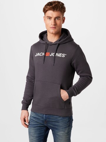 JACK & JONES Sweatshirt in Zwart: voorkant