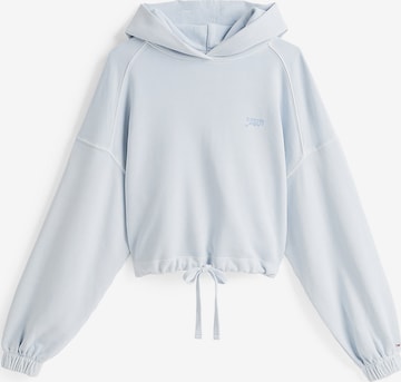 Sweat-shirt Tommy Jeans en bleu : devant