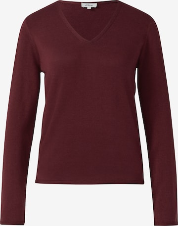 s.Oliver Pullover in Rot: Vorderseite