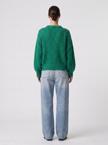 americandreams Oversized Sweater 'Leonnie' in Green