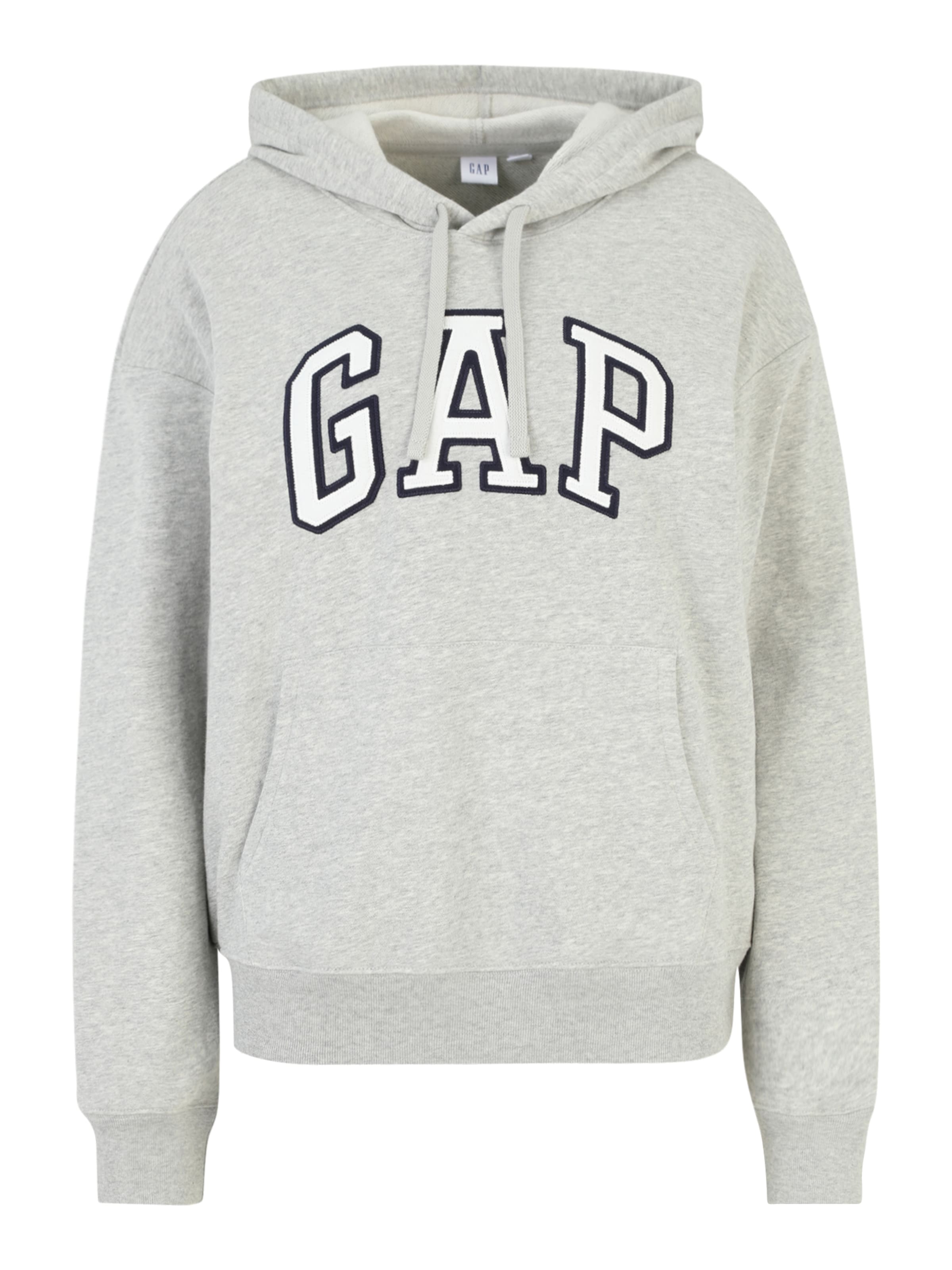 Gap Tall Sweatshirt 'HERITAGE' in S in Mottled grey, Item view