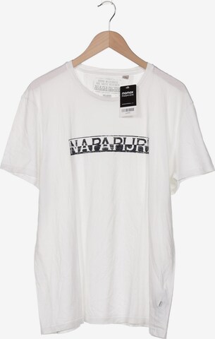 NAPAPIJRI T-Shirt XXXL in Weiß: predná strana