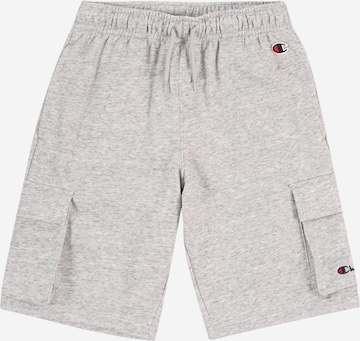 Champion Authentic Athletic Apparel Regular Broek 'ICONS' in Grijs: voorkant