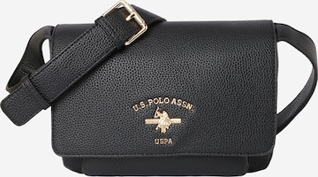melns U.S. POLO ASSN. Pleca soma 'Stanford': no priekšpuses