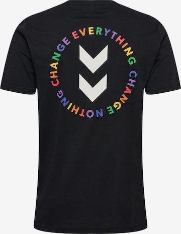 Hummel Shirt 'Everything Nothing' in Black