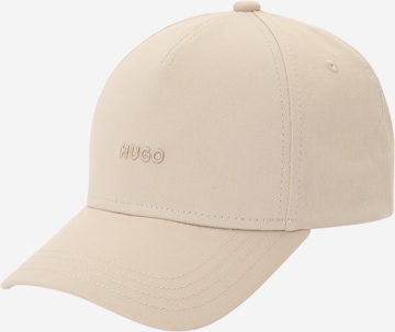 HUGO Шапка с козирка 'Cara' в бежово: отпред