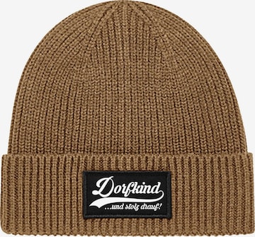 Youth Designz Beanie in Brown: front