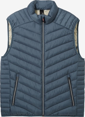 Gilet TOM TAILOR en bleu : devant