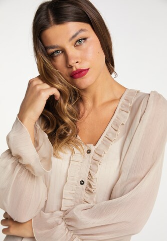 faina Bluse in Beige