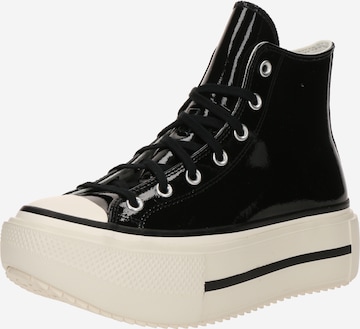 CONVERSE Korkeavartiset tennarit 'CTAS LIFT DOUBLE STACK' värissä musta: etupuoli