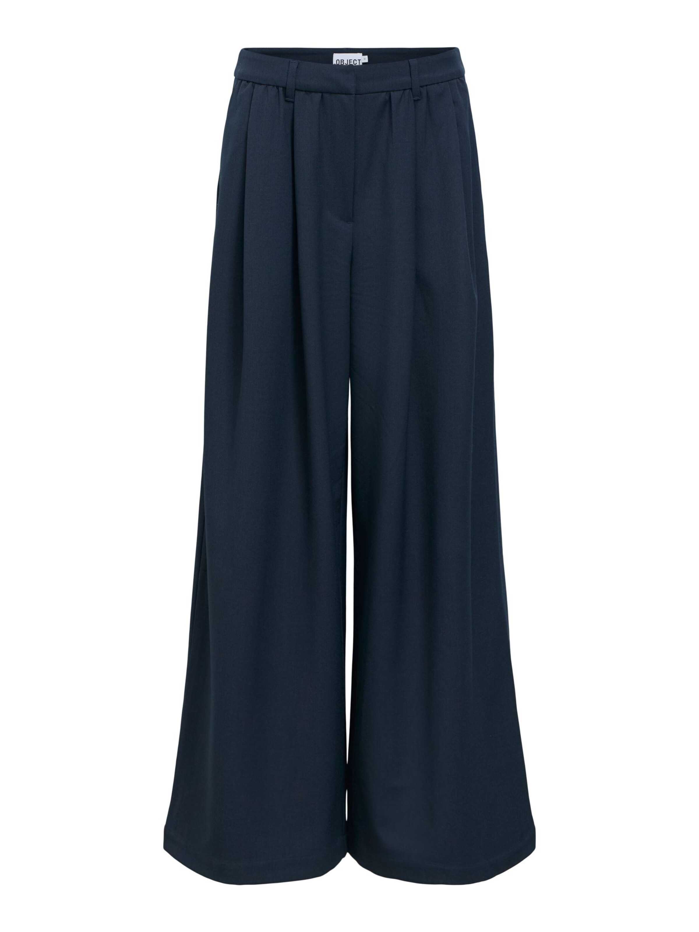 Wide Leg Pantalon à pince 'OBJGisla' OBJECT en bleu : devant