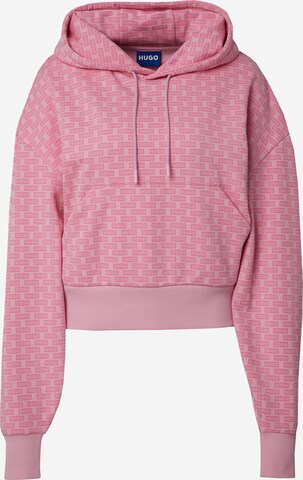 Sweat-shirt HUGO en rose : devant