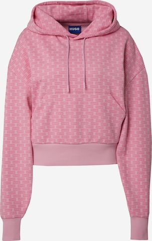 HUGO Blue Sweatshirt in Roze: voorkant