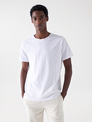 Salsa Jeans Shirt 'Baumwoll' in White: front