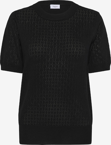 SAINT TROPEZ Sweater 'Mila' in Black: front