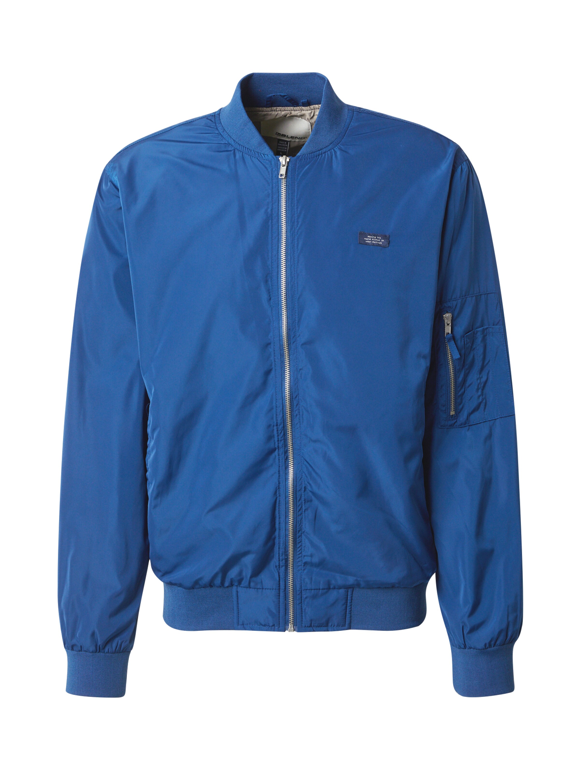 BLEND Between-season jacket in Blue: front