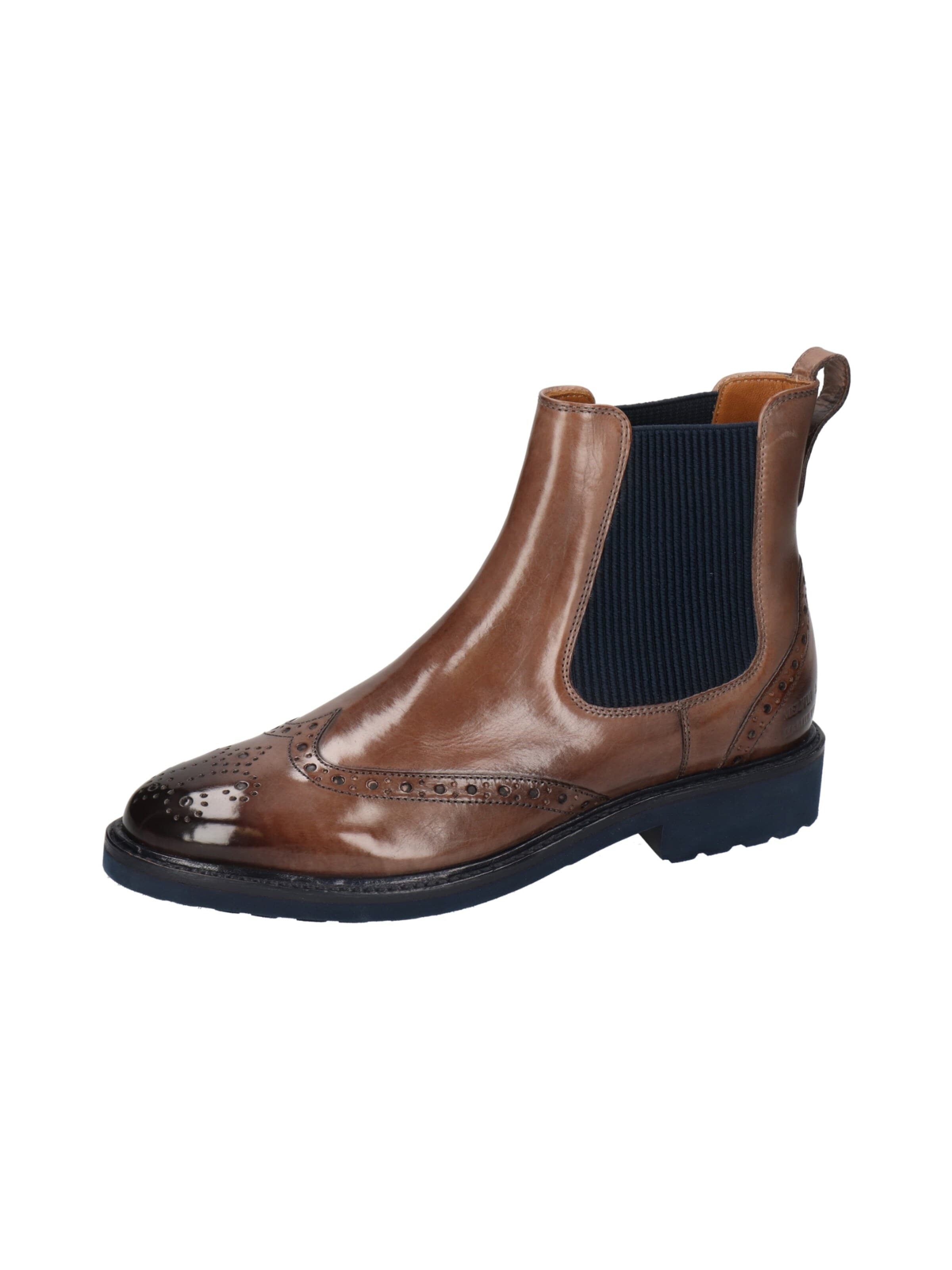 MELVIN & HAMILTON Chelsea Boots 'Selina 29' in Brown: front
